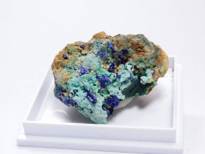 Azurit, malachit - ⚒ Liufengshan, Guichi, Anhui, Čína (KB-21)